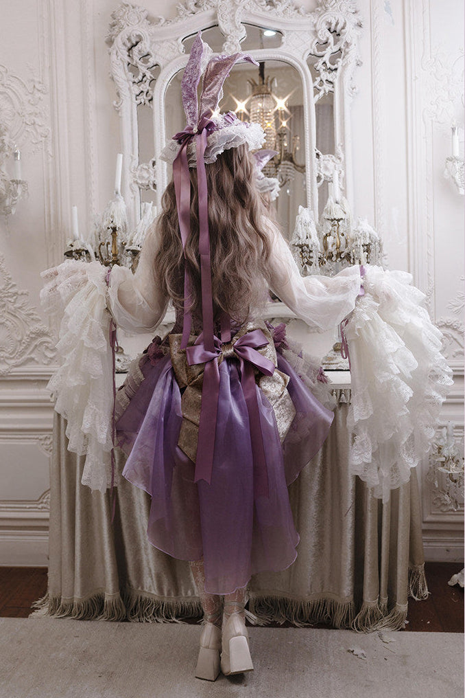 【4月8日予約締切】スウィートロリータバニーレースコルセットドレスセットA/B/C