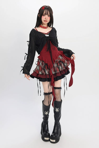 キャットウィッシュトップス+キャミソール