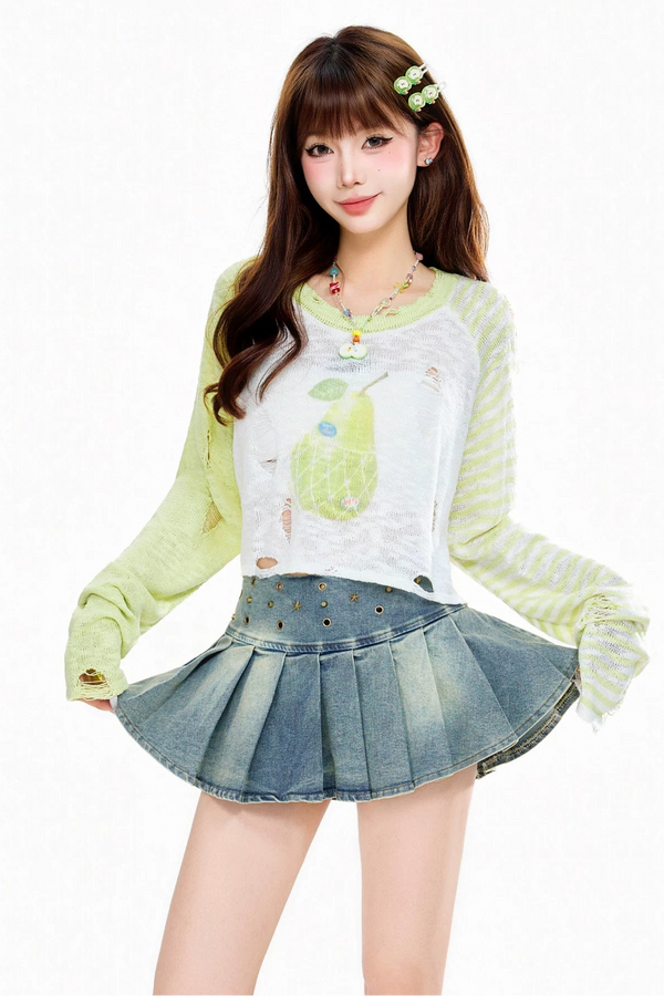 Vitamin Sweets Print Top