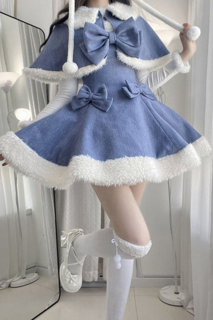 [Reservation deadline on October 21] Winter Wool Sherral Fart Lim Cape Dress suit