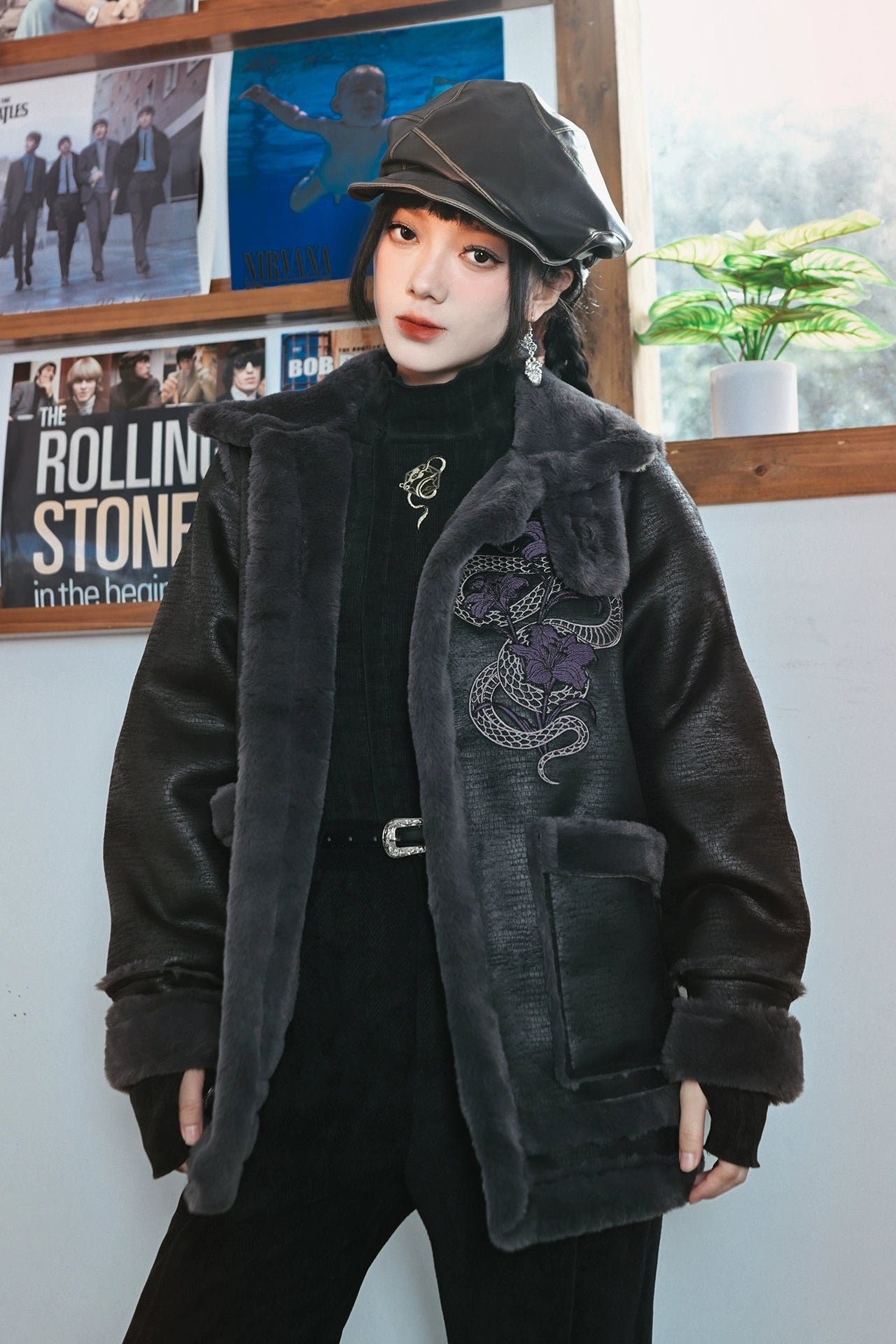 Retro Turtleneck Tops