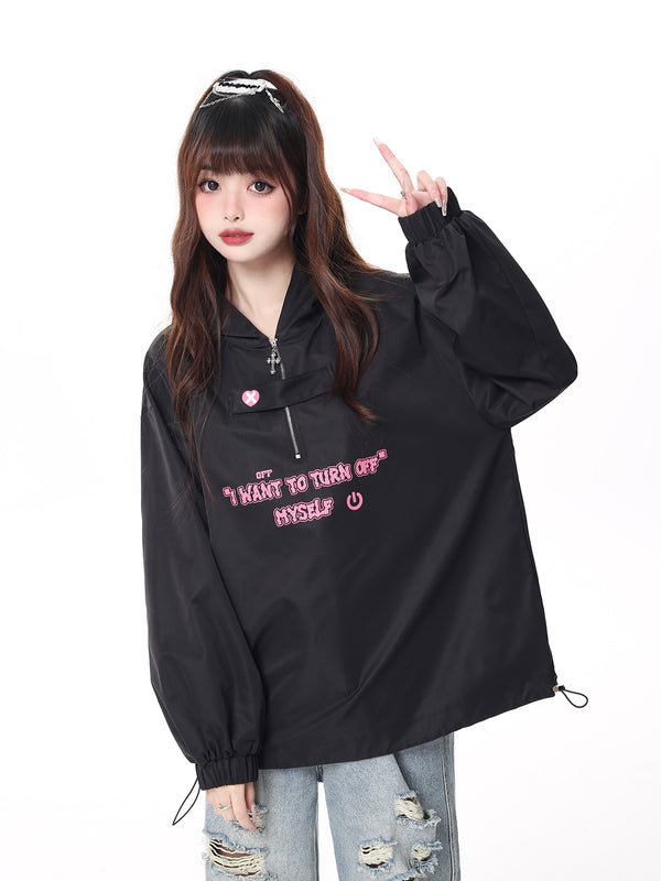 cross lost half zip jacket