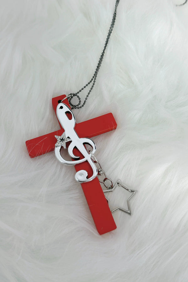 ゴシックパンククロスネックレス