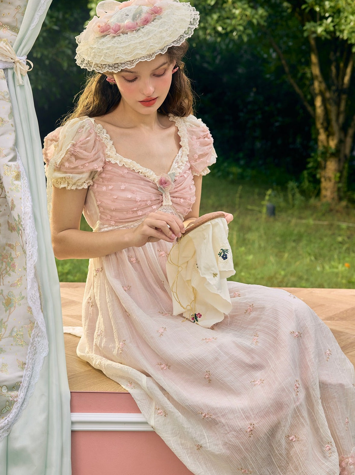 Princess Flower Long Dress