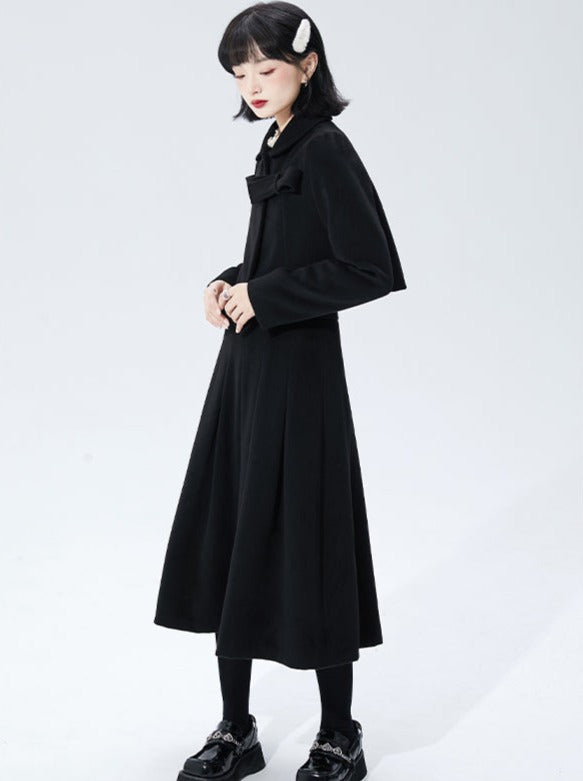 Shallot Retro Short Wool Coat