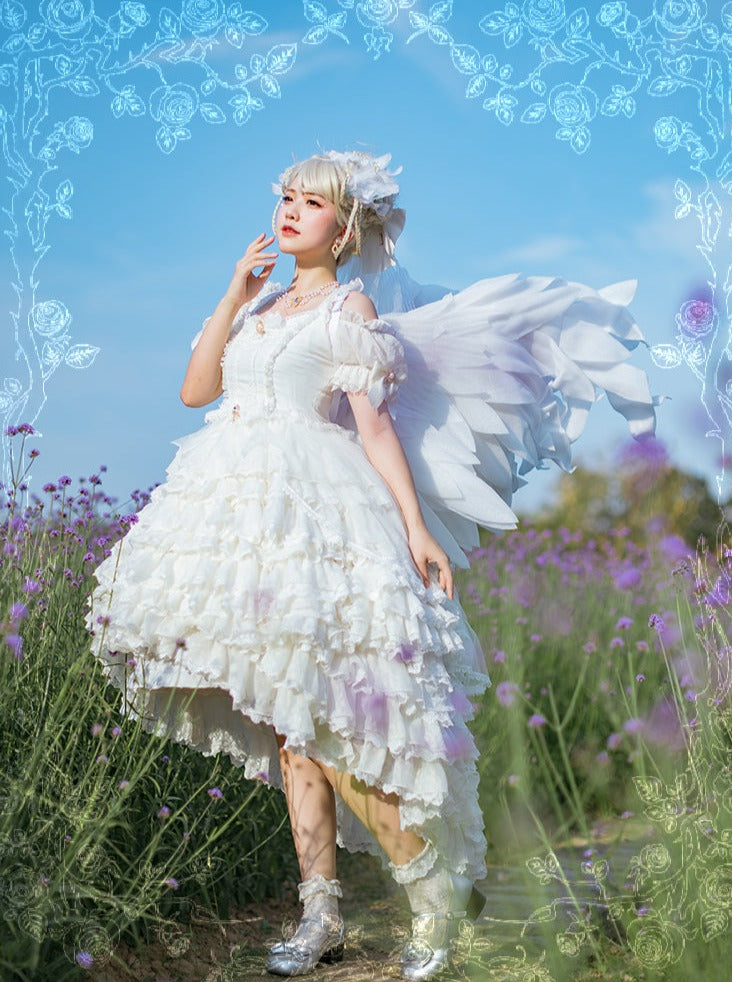 Pure White Lolita Wedding Dress – Belchic Pure White Lolita Wedding Dress – Belchic