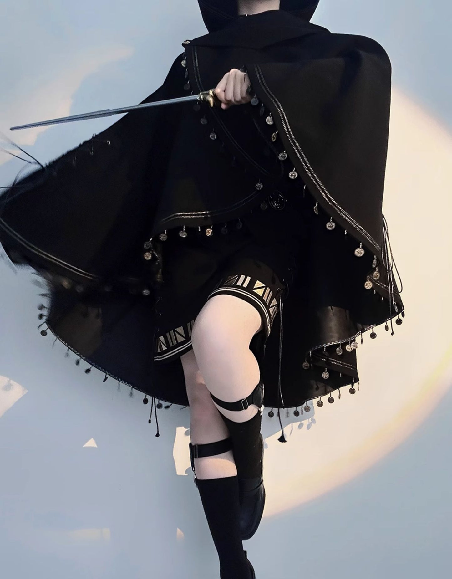 [Mar. 26, 2012 Deadline for reservation] Black Cat Lolita Prince Series Cat Ear Oversize Cloak