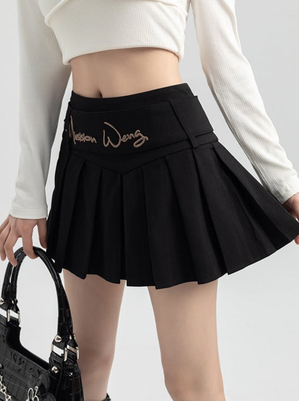 Logo Bic Style Short Skirt