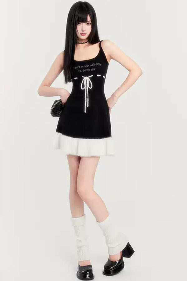 Mink Patchwork Dress Set