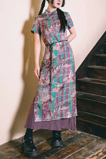 Phantom China Fishtail China Dress