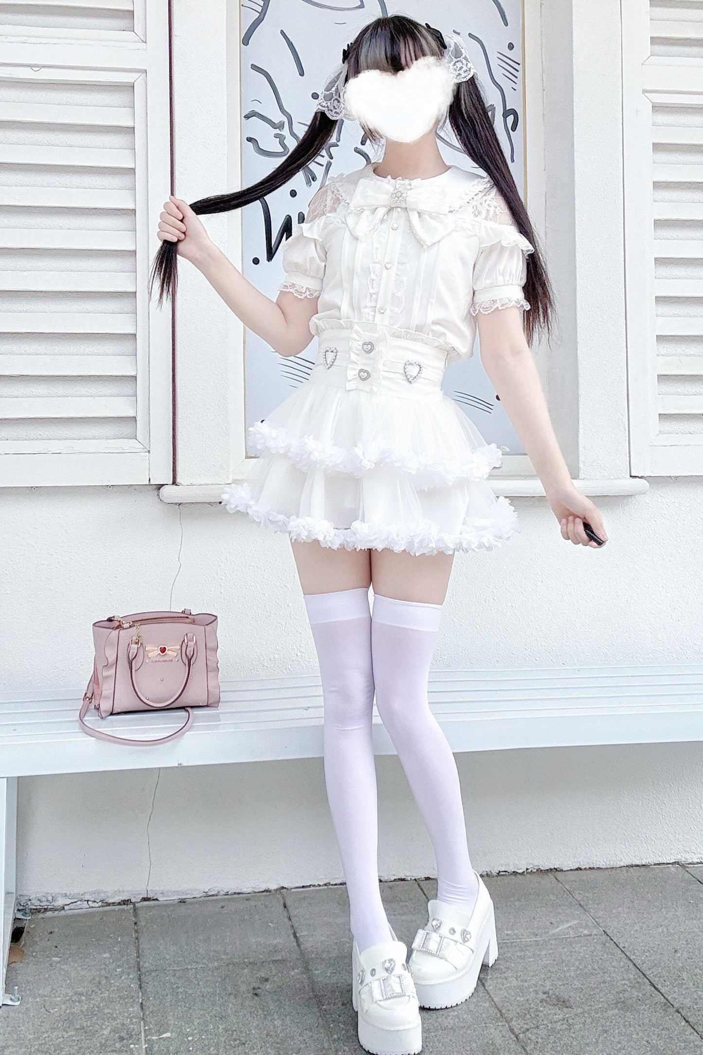 レースガーゼハウス地雷スカート