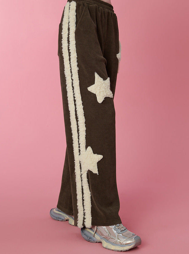 Star Casual Straight Loose Style Pants