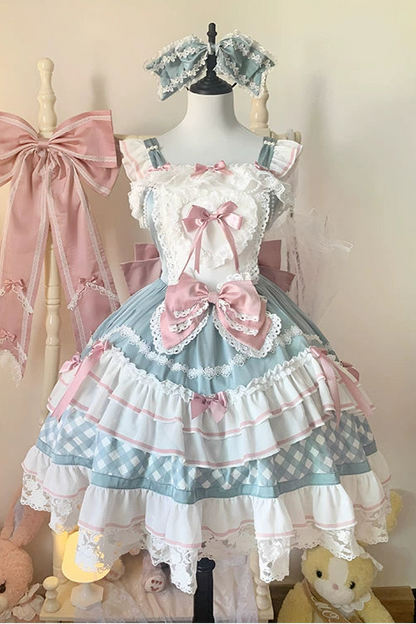 Lovely Heart Suspender Cake Dress + Headdress + Tail