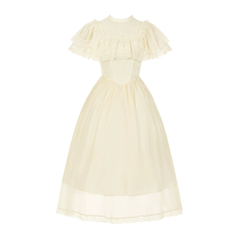 ツインエドワードカラーロリータドレス