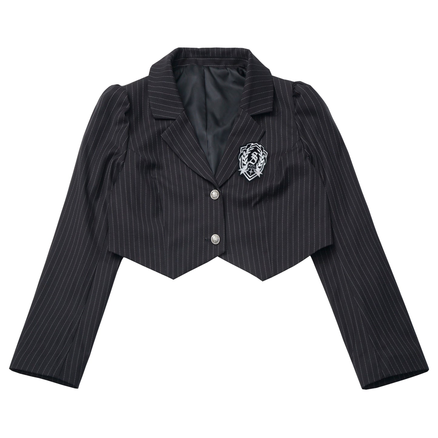 College Jacket + Suskirt + Blouse + Tie