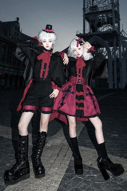 [September 15 Reservation Deadline] Nightmare Black Red Gothic Tsu Ins Prince Suit