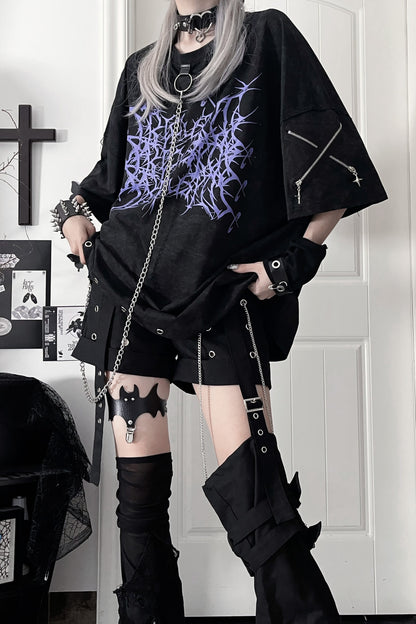 Subculture Dark Circle Spider Tops