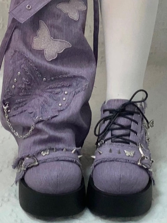 Subculture hot girl punk y2k shoes