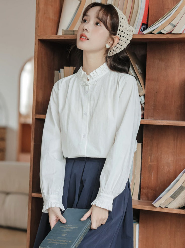 ＼29日迄★特価900円★高評価／シャツ ブラウス レディース トップス 長袖 大きめ 春 夏 チュニック ロング ワイシャツ シャツブラウス 襟付き  大きいサイズ おしゃれ ゆったり フォーマル オフィス カジュアル ロングシャツ 通勤 体型カバー 白 ホワイト ピンク ブルー | FELMER  