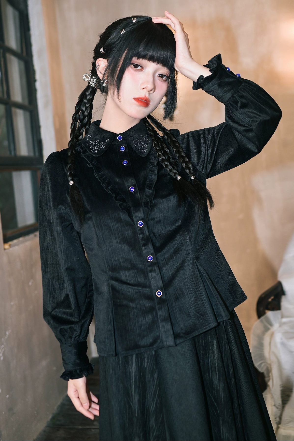 フローティングフィンドリームブラウス