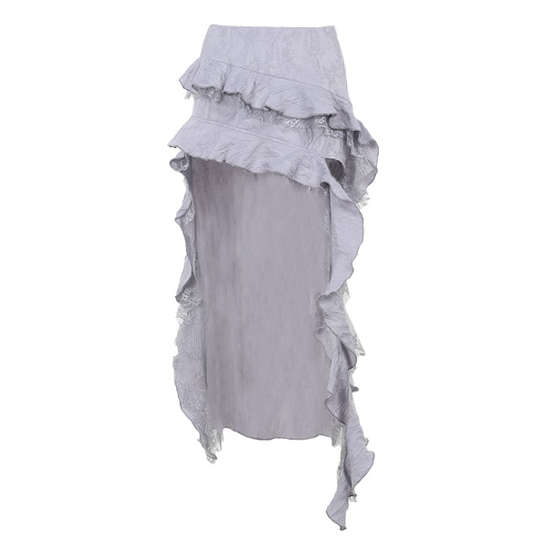 Gothic Lolita Trailing Skirt Setup