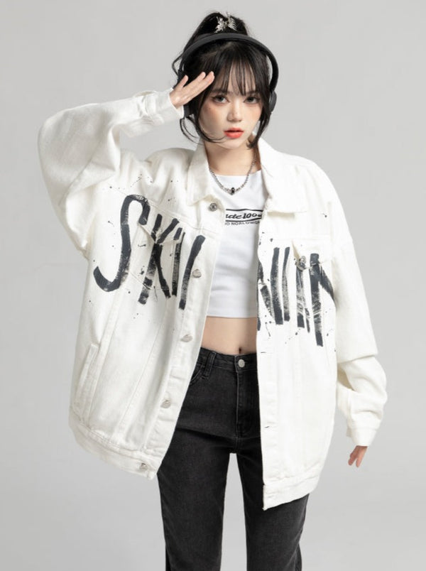 Graffiti Denim Jacket