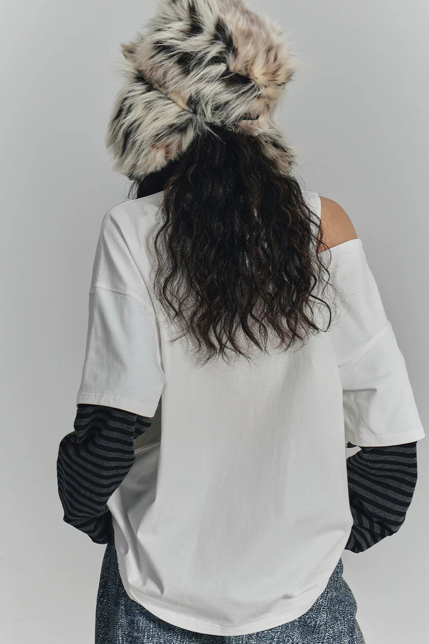 レトロダークボーダールーズトップス