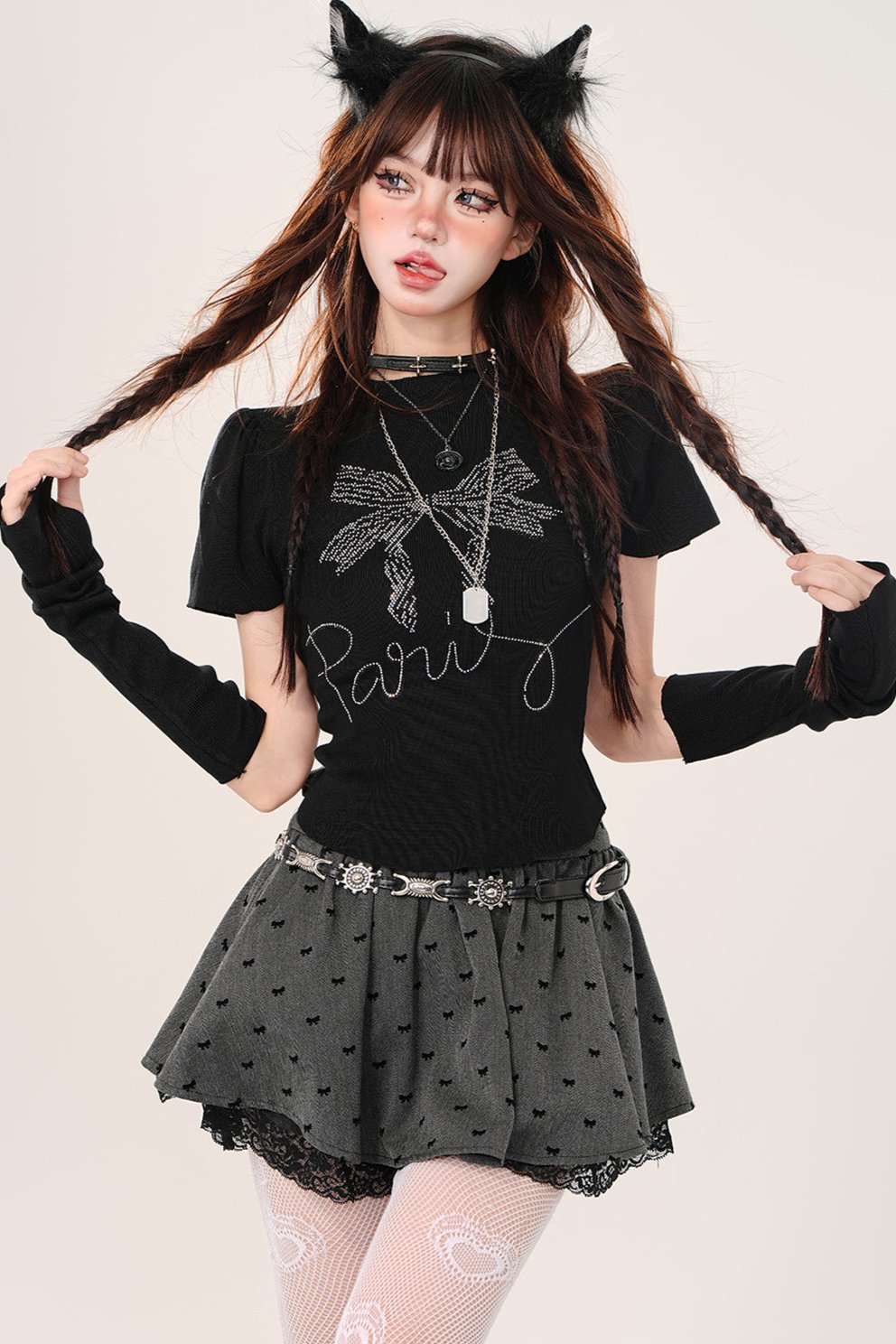 Sweet Bave Slong Sleeve Base T -shirt