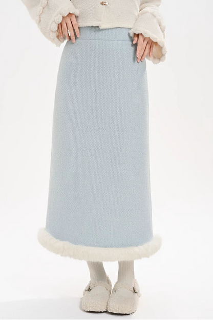 スウィートプラッシュエッジエーラインスカート