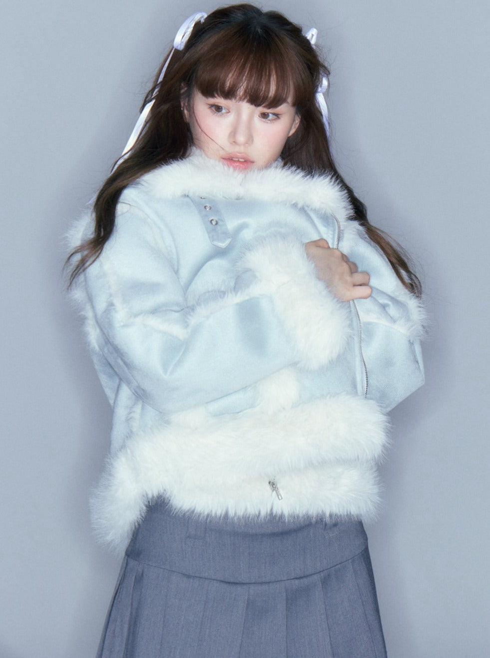 Ice Fur Short Jacket