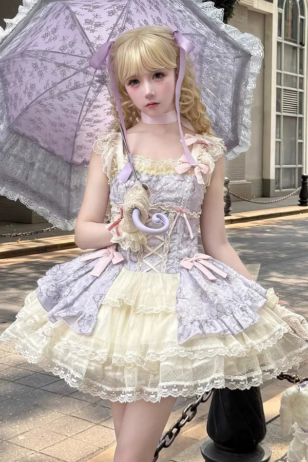 Butterfly Jacquard Sweet Princess Lolita Dress