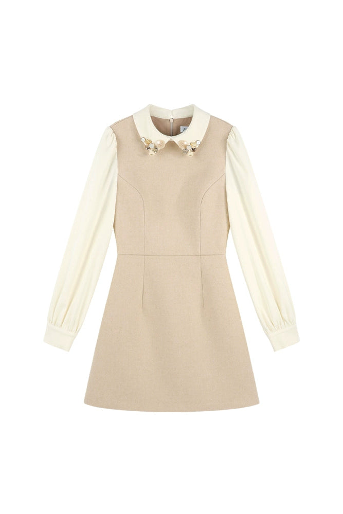 リッチガールパッチワークドレス