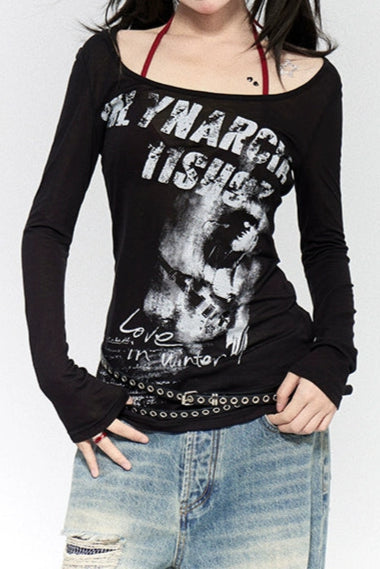 Sweet Cool Y2K Slim Tops