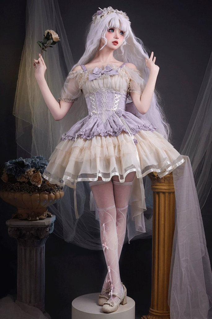 Super Fairy Purple Lolita Cute Dress
