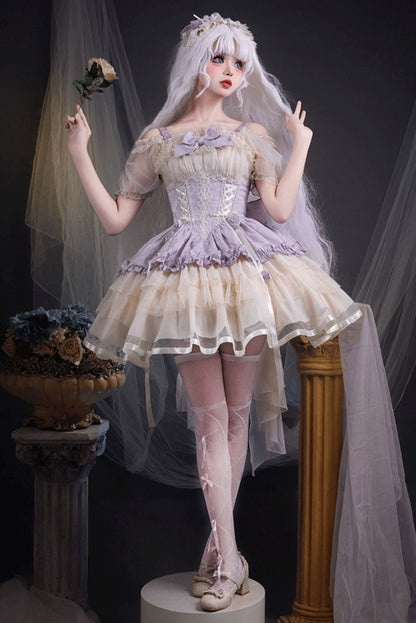 Super Fairy Purple Lolita Cute Dress