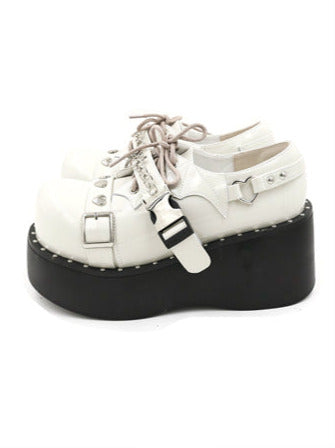 Devil Trap Punk Gothic Lolita Round Toe Platform Shoes