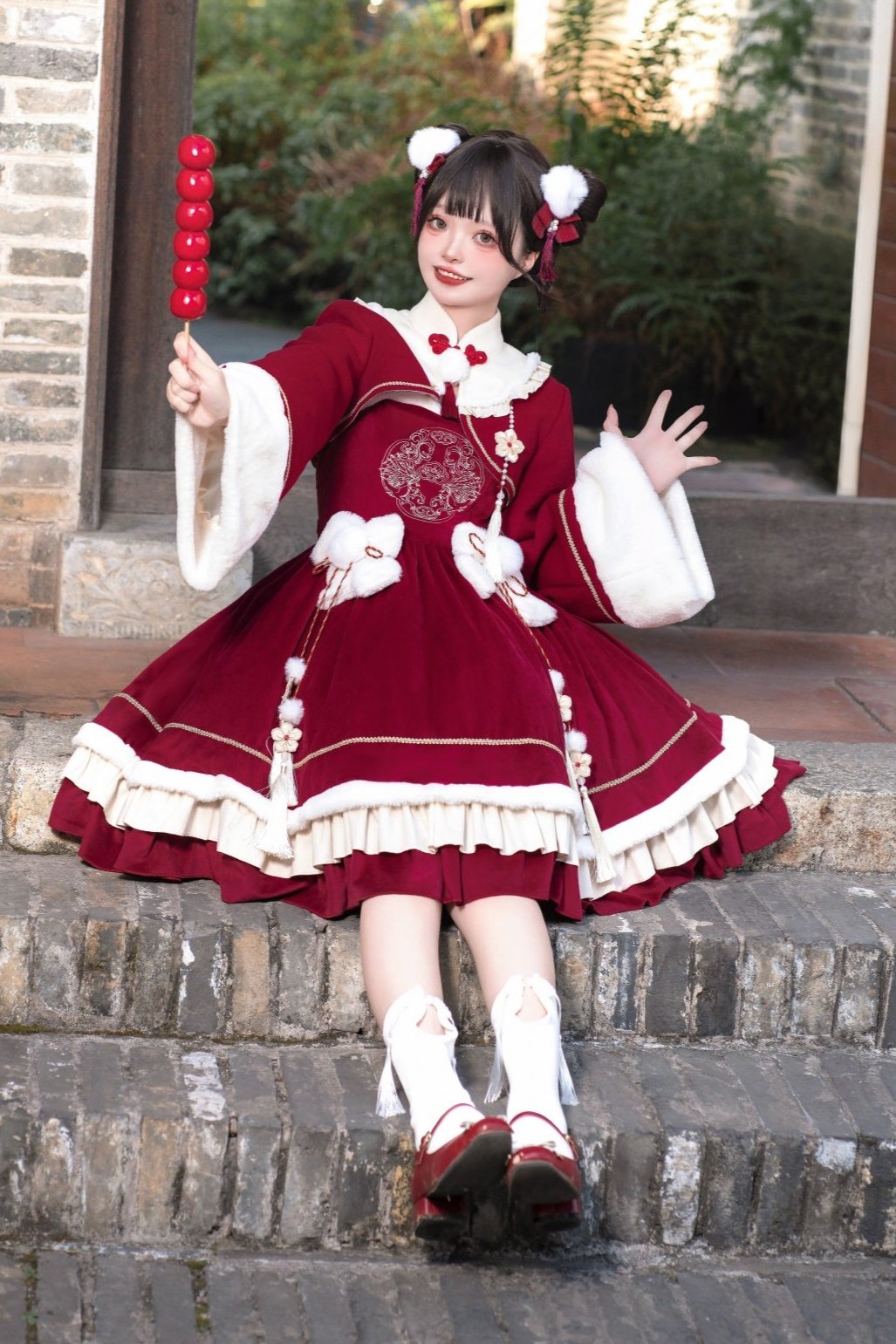 New Year Chinese Style Lolita Dress Set-Up