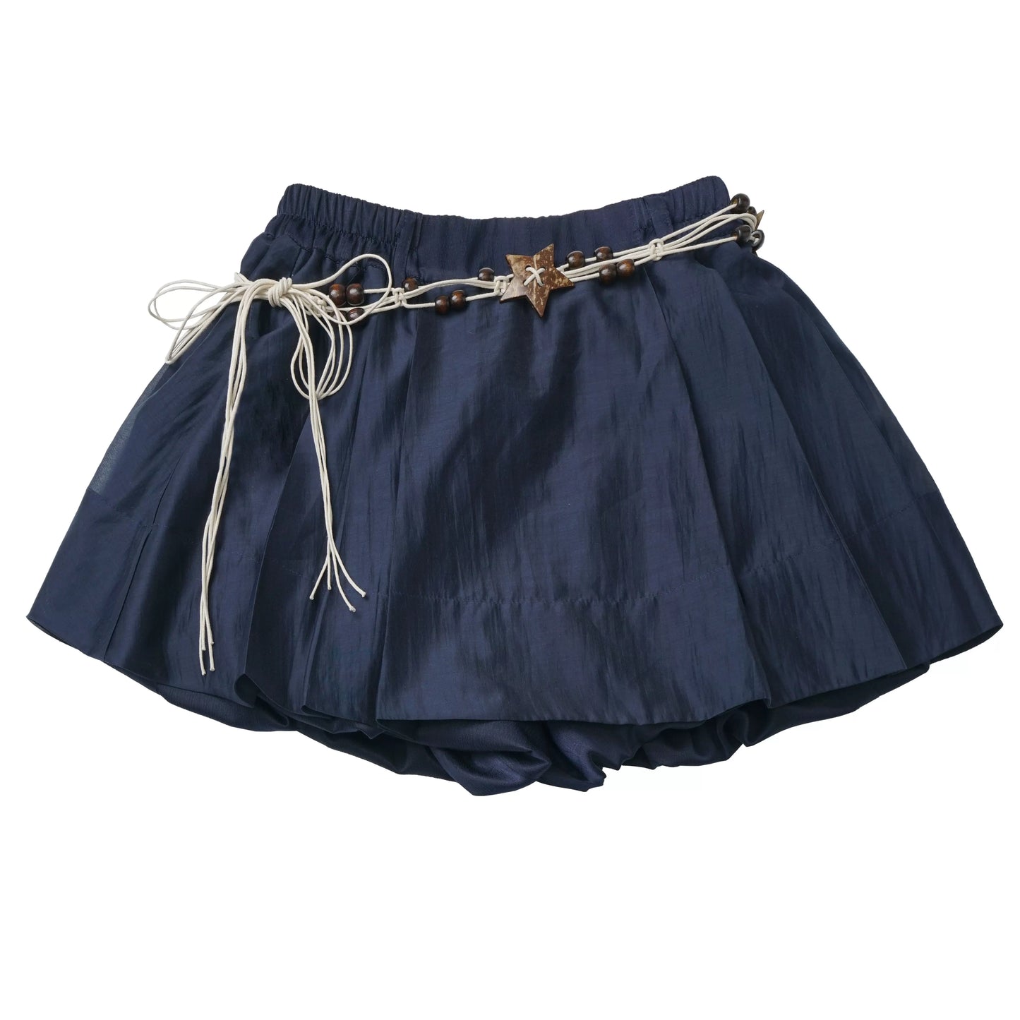 Completo marinaro in chiffon blu trasparente