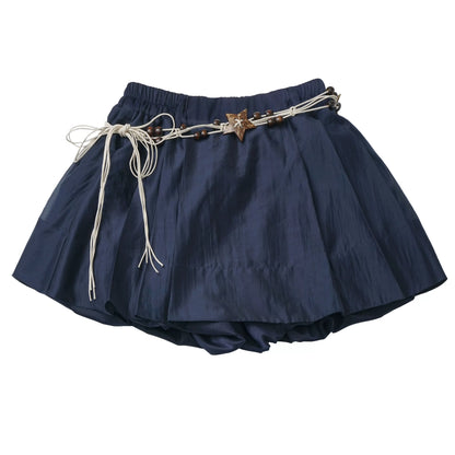 Completo marinaro in chiffon blu trasparente