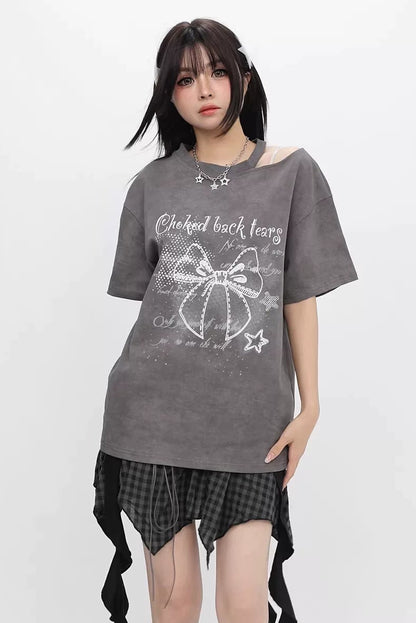 リボンルーズトップス