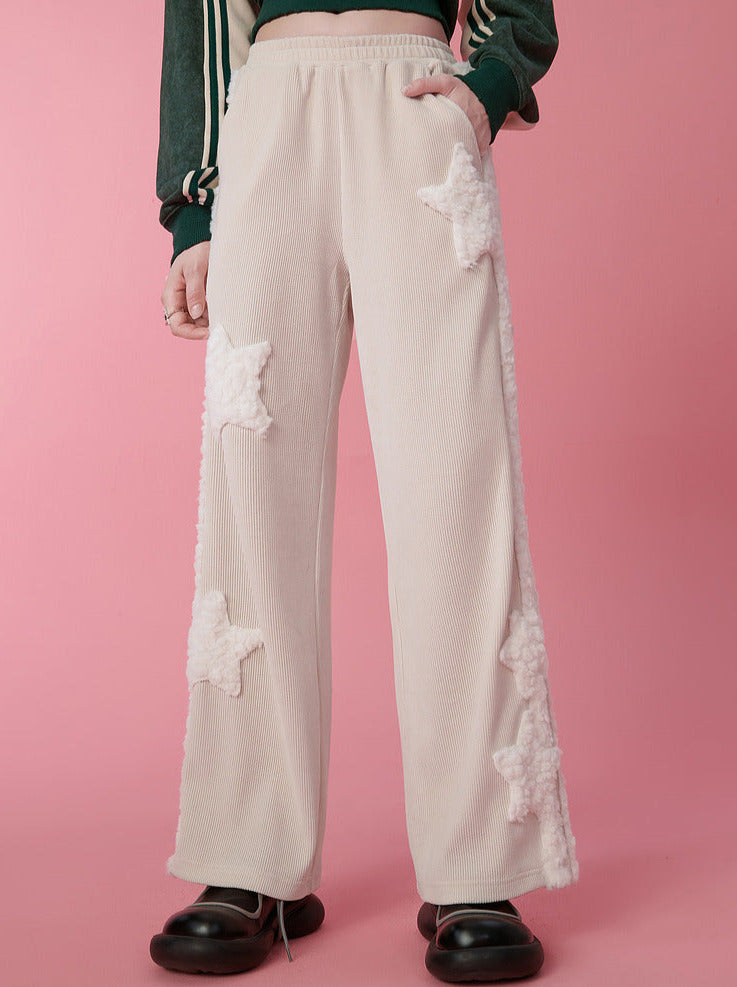 Star Casual Straight Loose Style Pants