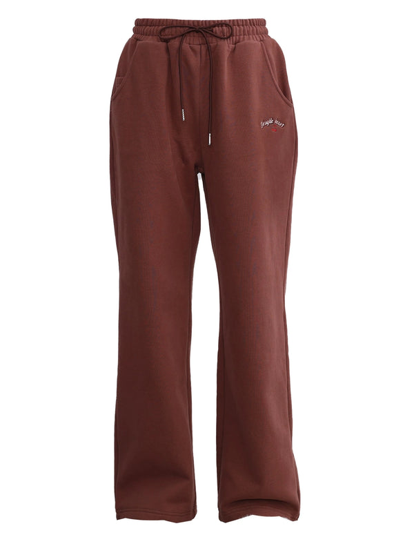 Cherry Design Hooded Hoodie + Loose Sweatpants