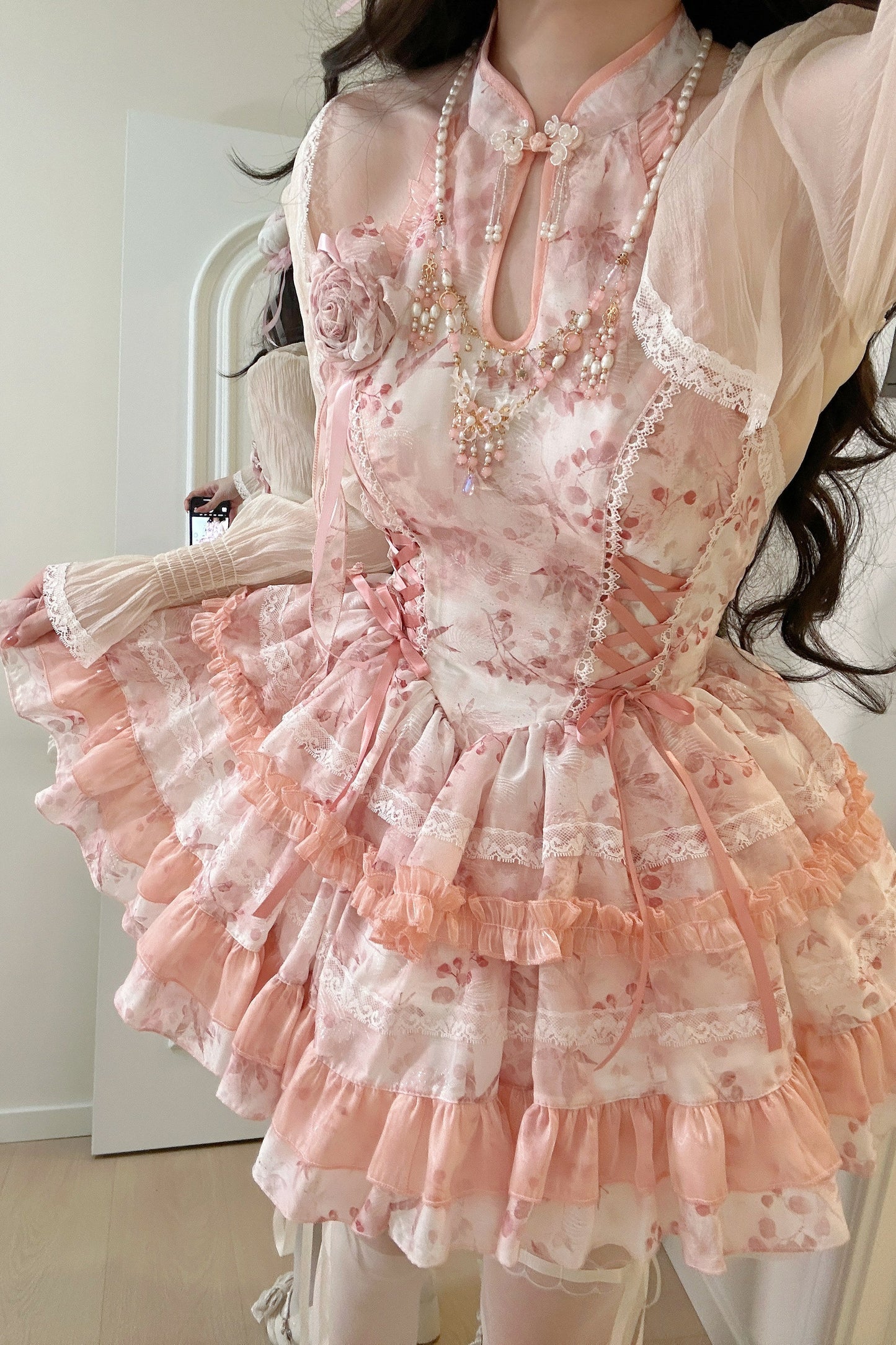 Peach Sugar Sweet Lolita Dress
