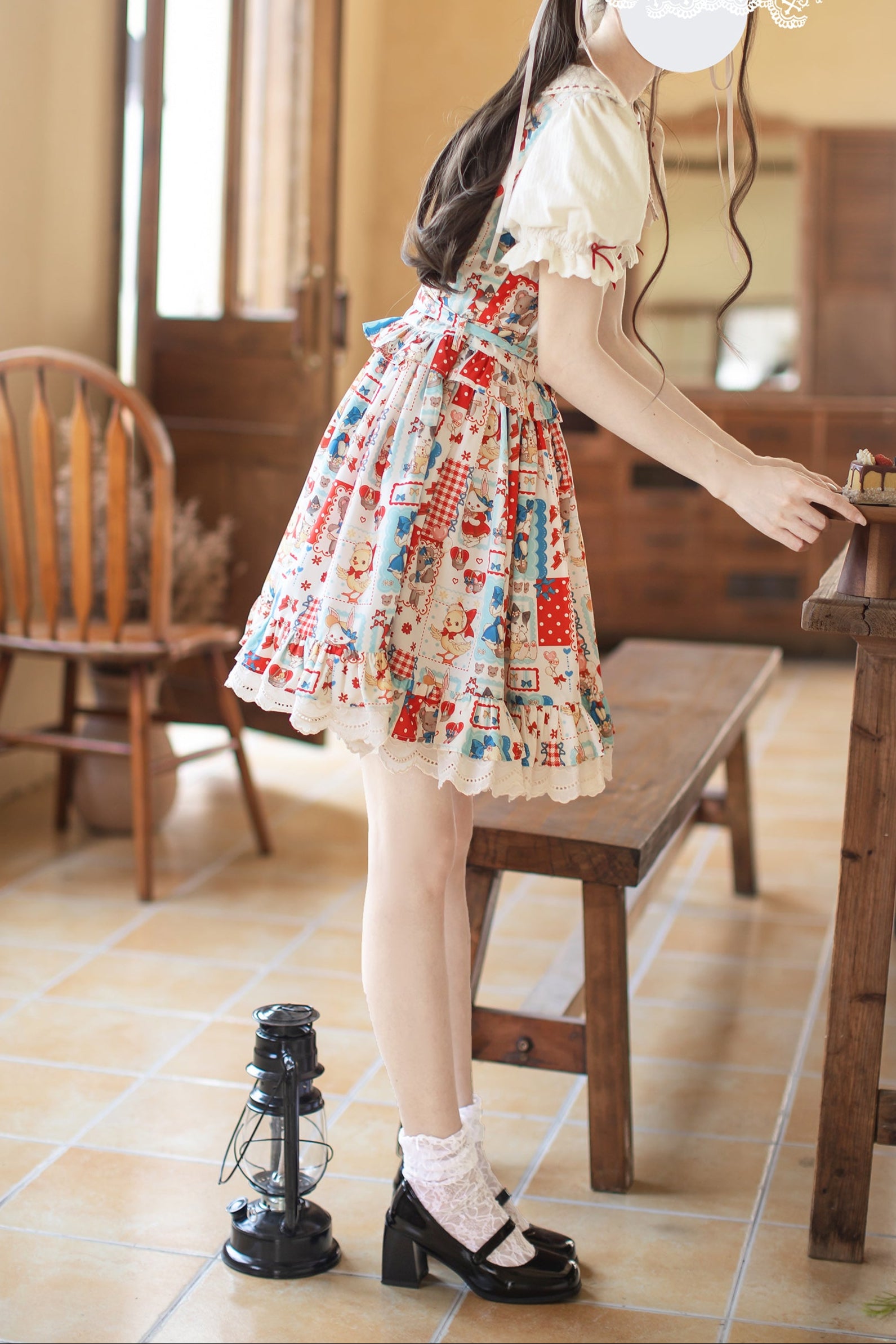 予約商品】レトロポップドールパッチワークワンピース – Belchic