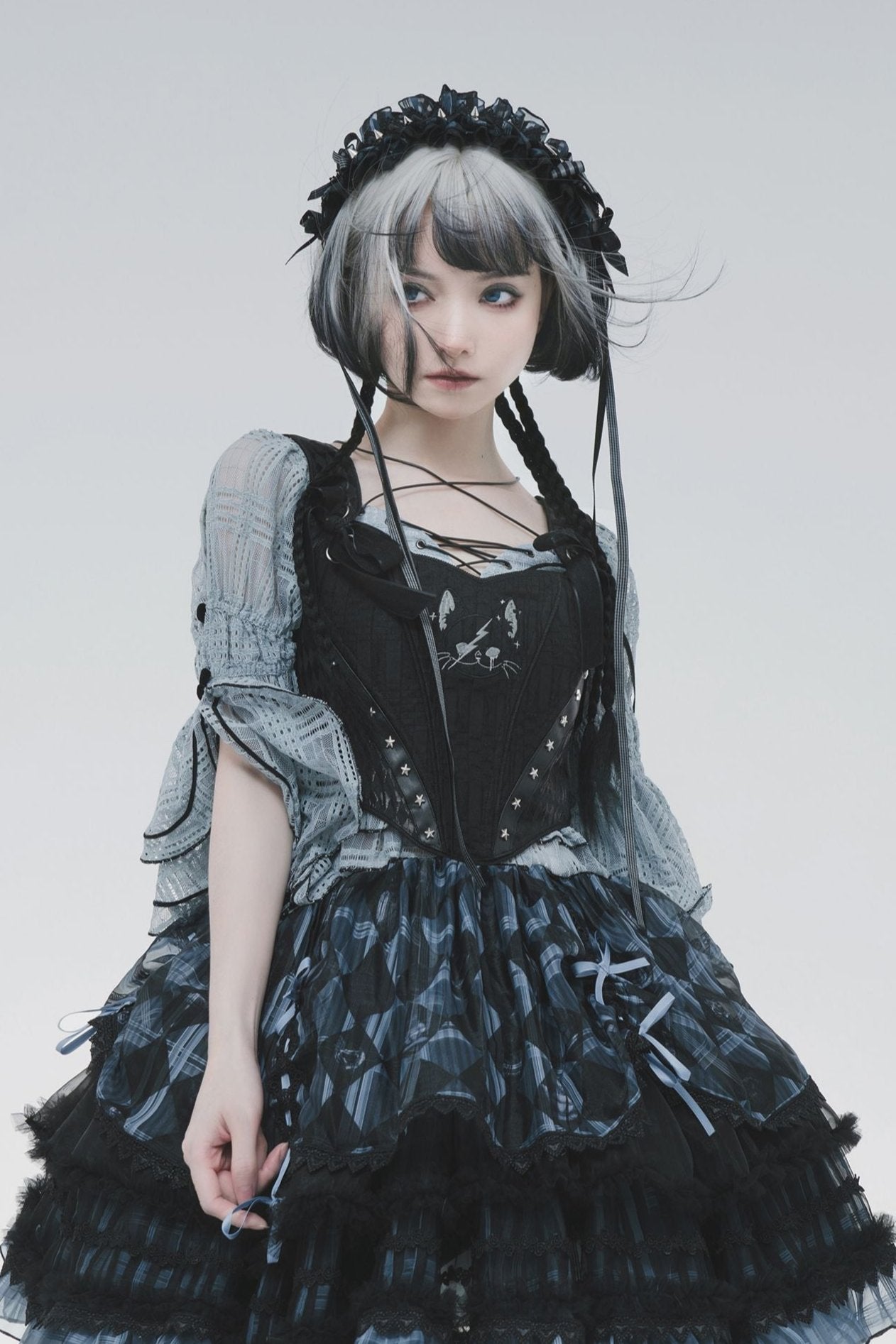 Alice Inn Wanderland Dark Punk Goss Dress Suit