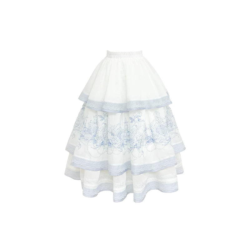 Gonna + top + accessori da principessa fata estiva