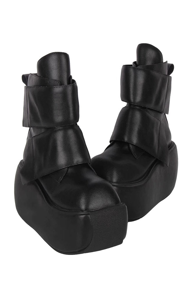 Dark Punk Mid-Calf Boots