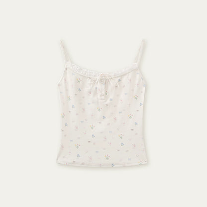 Floral Lace Cotton Camisole