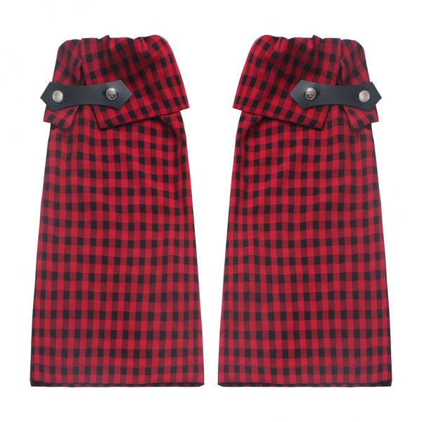 レースカラーオーバートップス＋バルーンスカート＋ロングパンツ＋レッグウォーマー