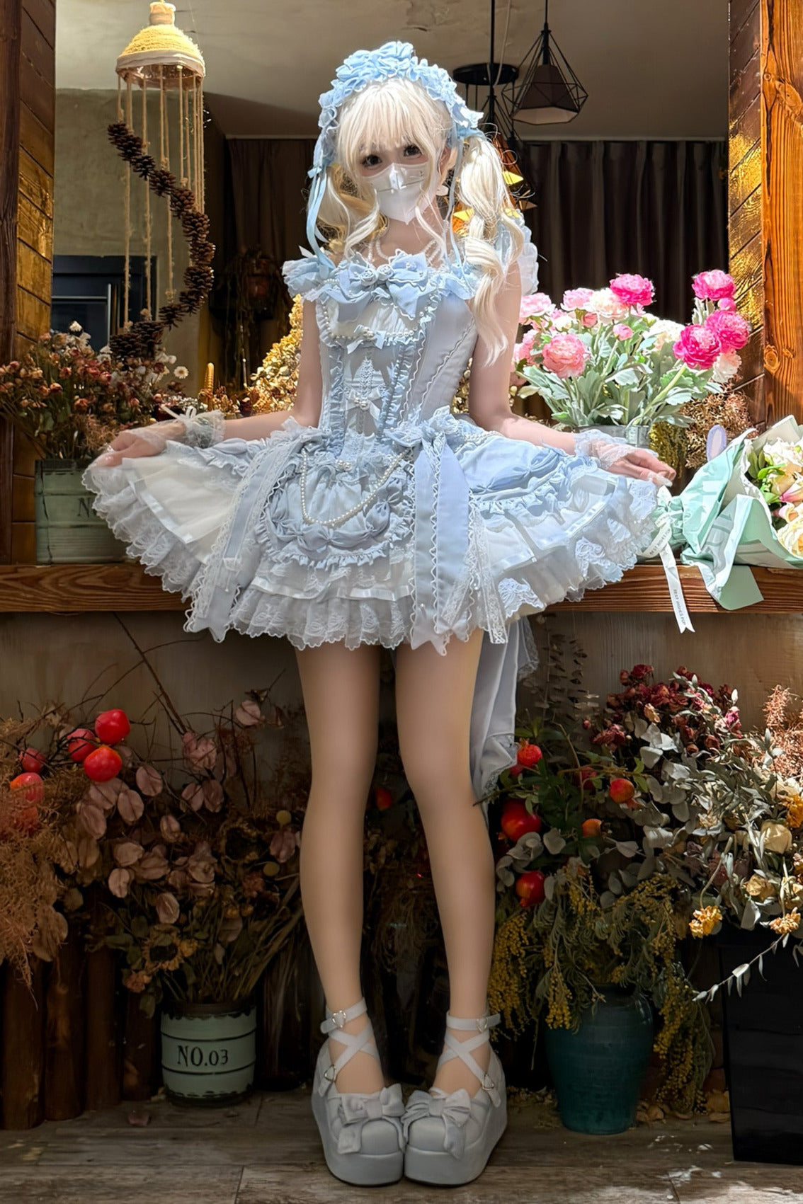 [Order Deadline: October 3] Pearl Rose Ballet Style Pure Elegant Dress